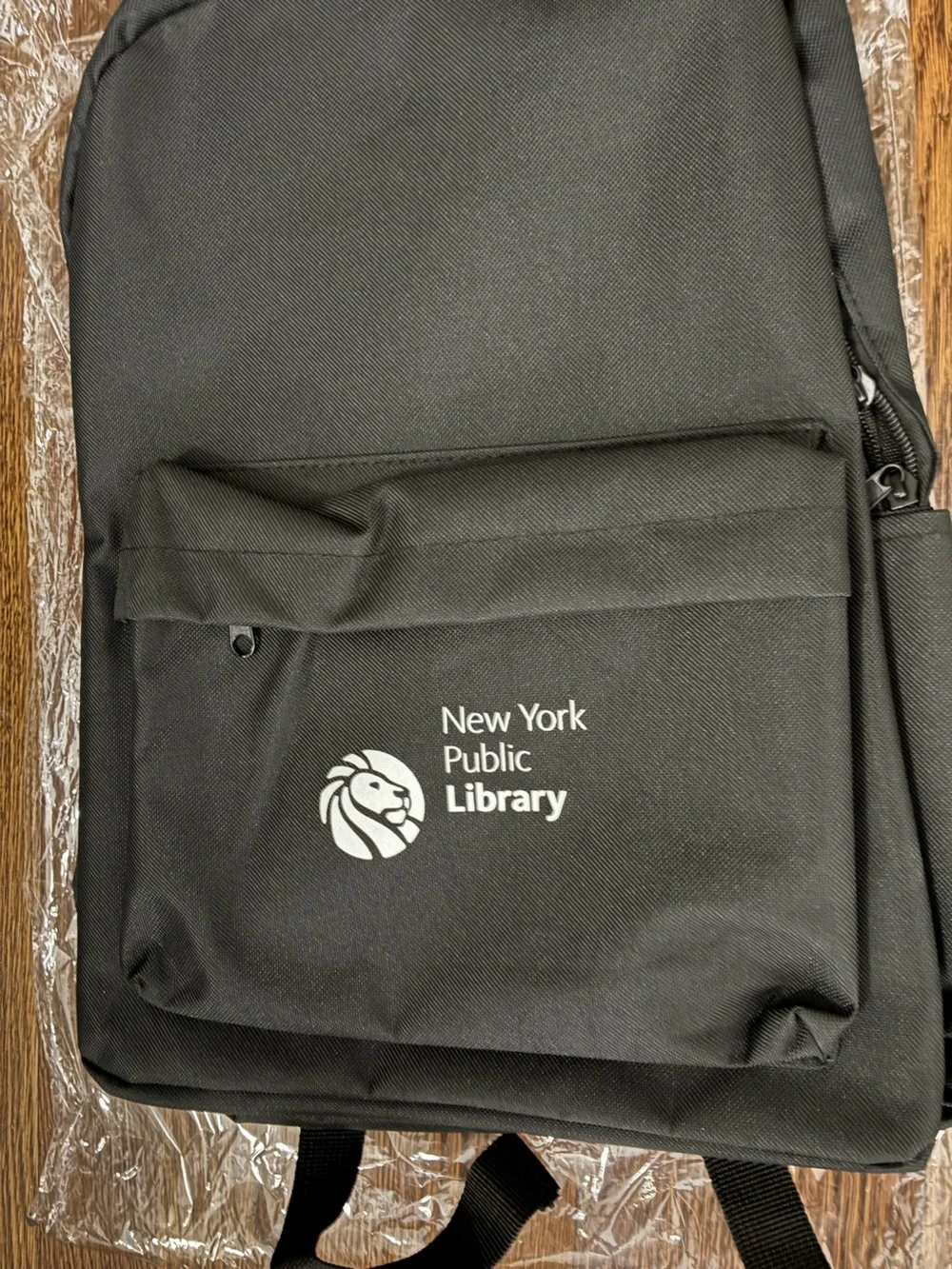 Rare Black New York Public Library - NYPL Backpack Laptop Book Bag - Brand New